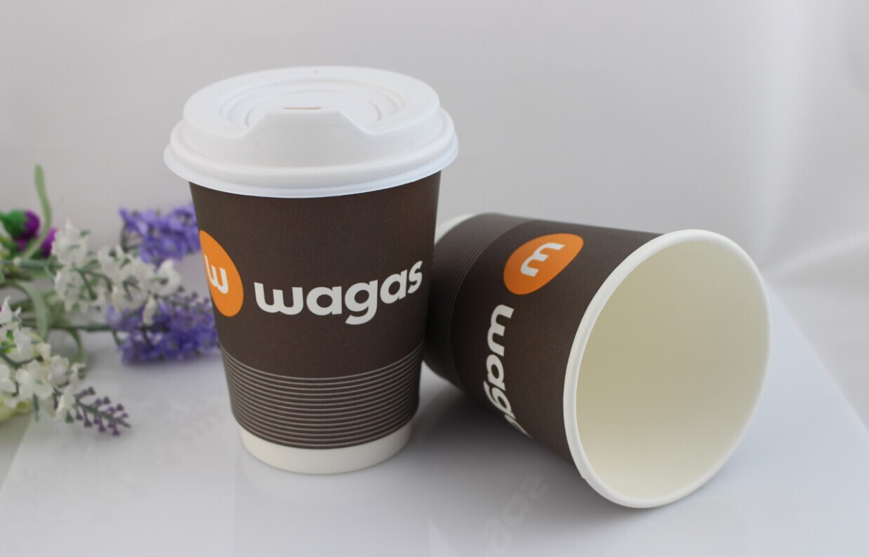 Disposable Double Walled Insulated Hot Coffee Paper Cups